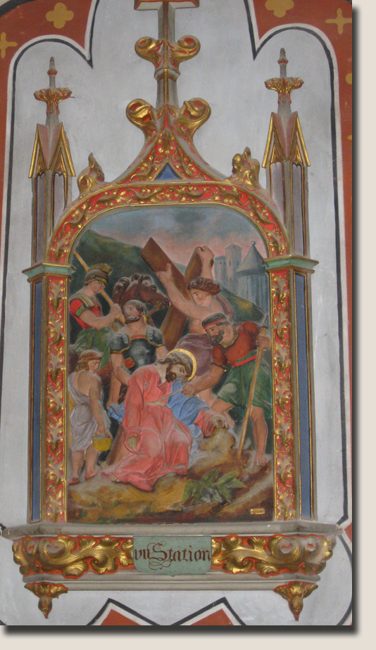 Kruiswegstatie 7 van Notre-Dame-de-Marceille